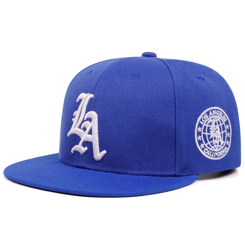 Chapeau de Baseball Simple en coton brodé avec lettres de la terre de Los Ange , chapeau HipHop d'extérieur, nouvelle collection 2025