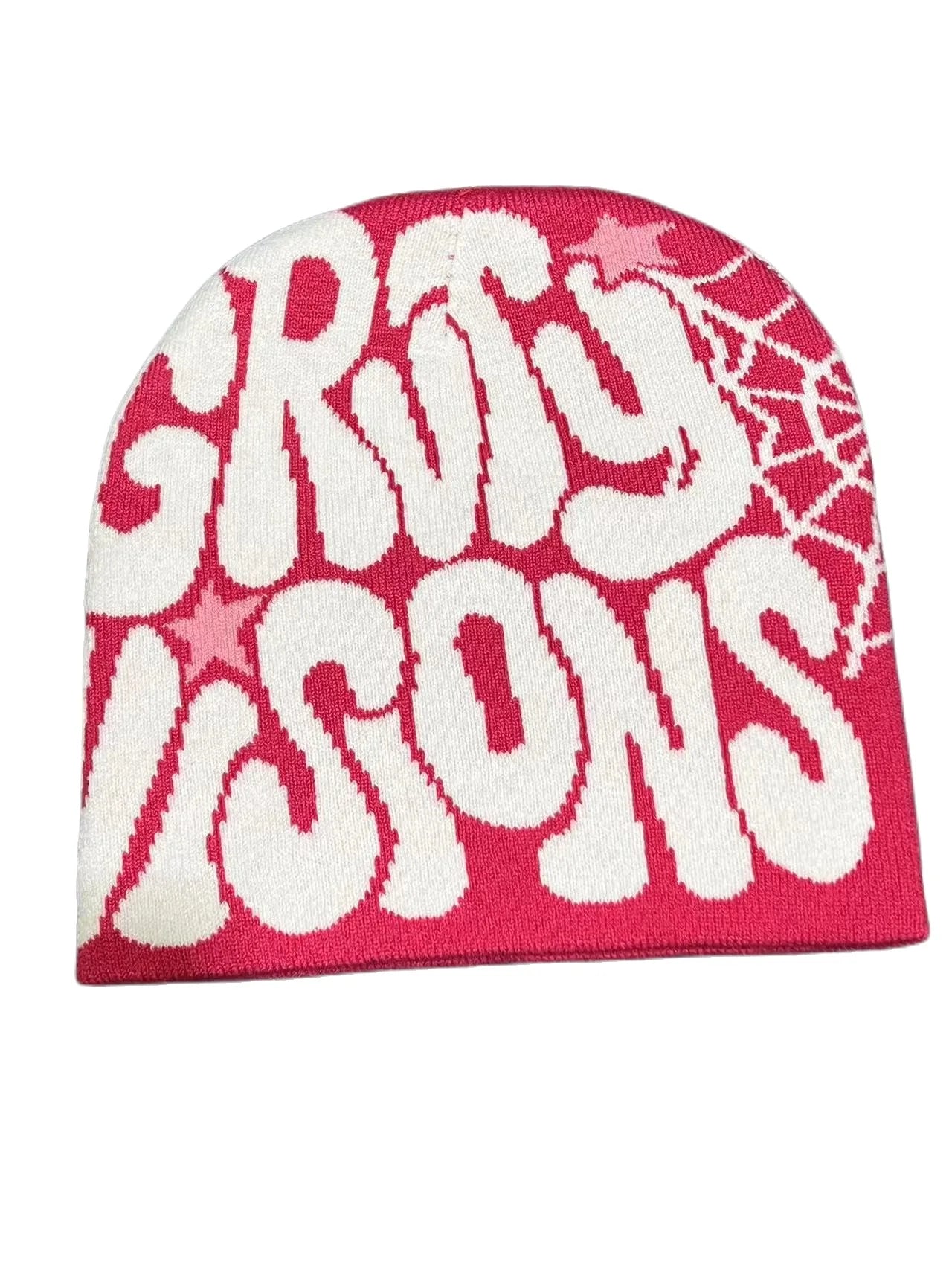 bonnet tricoté jacquart style Y2k pour homme et femme..