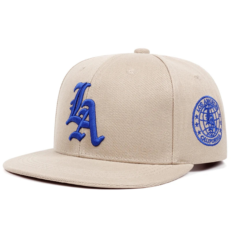 Chapeau de Baseball Simple en coton brodé avec lettres de la terre de Los Ange , chapeau HipHop d'extérieur, nouvelle collection 2025