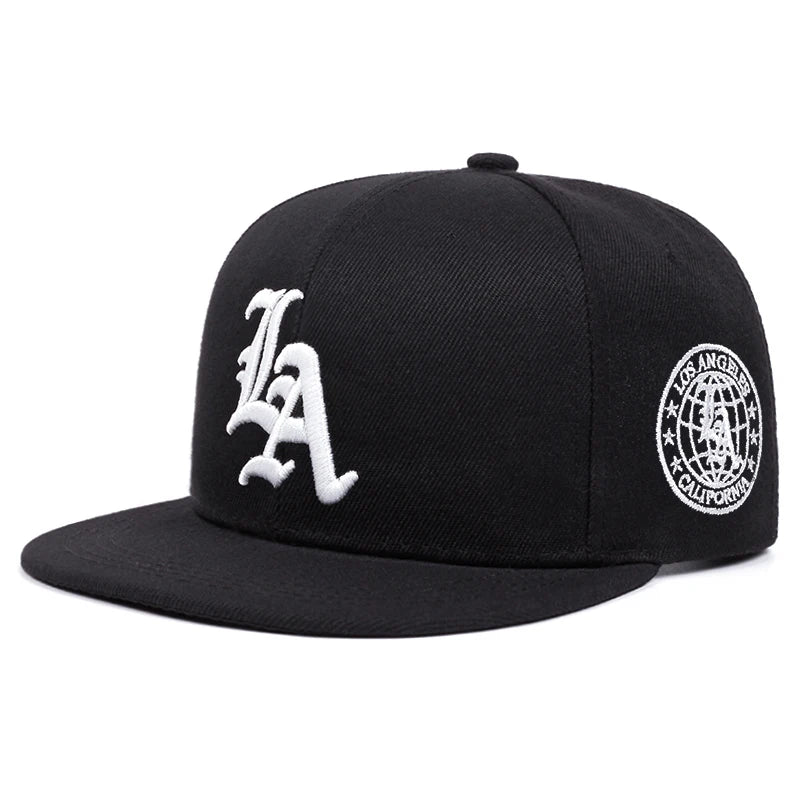 Chapeau de Baseball Simple en coton brodé avec lettres de la terre de Los Ange , chapeau HipHop d'extérieur, nouvelle collection 2025