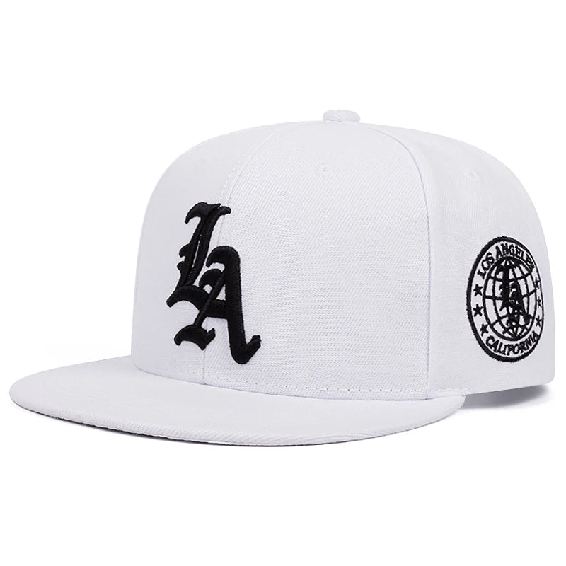 Chapeau de Baseball Simple en coton brodé avec lettres de la terre de Los Ange , chapeau HipHop d'extérieur, nouvelle collection 2025